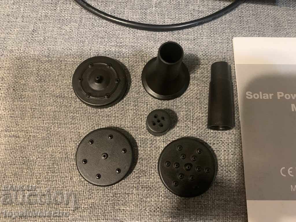 Αντλία ηλιακού νερού με δεξαμενή για κήπο, λιμνούλα, ποτίστρα - 6