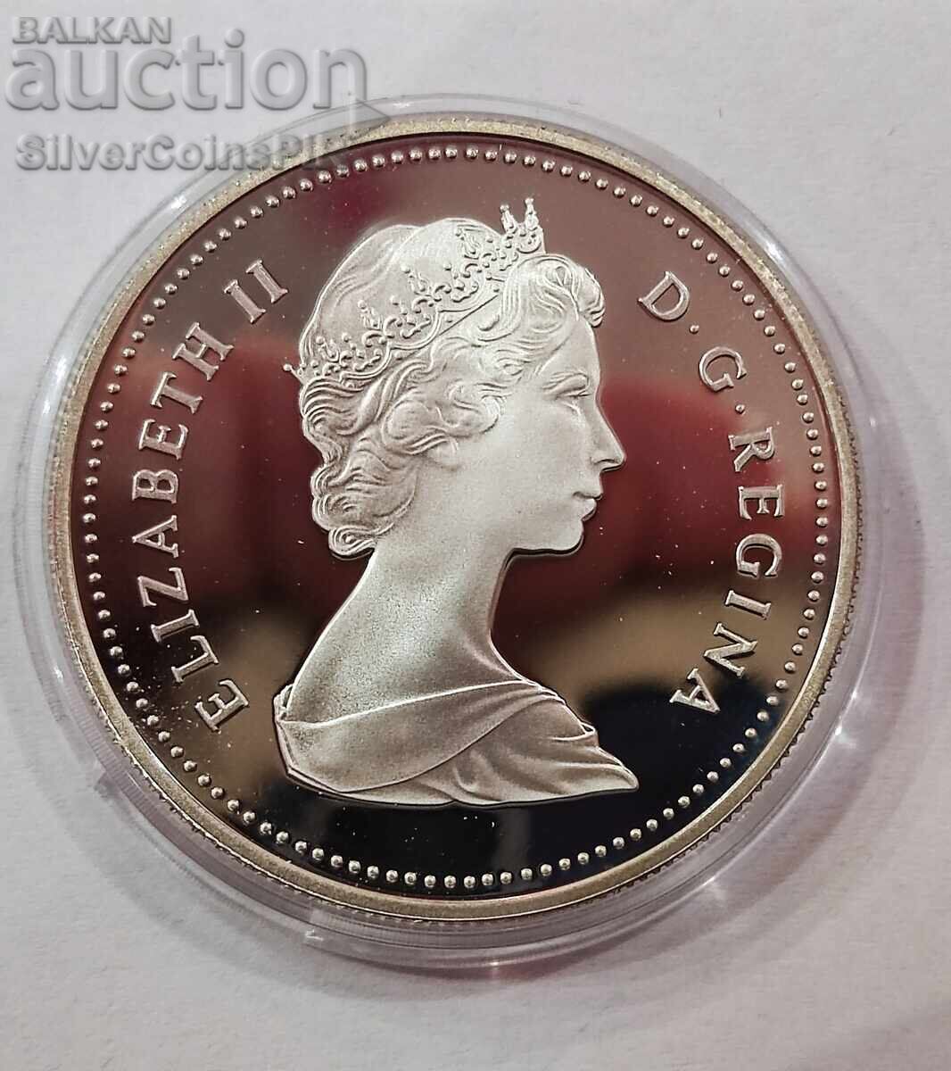 Δημοπρασία Ασημένιο 1$ 150 Χρόνια Τορόντο 1984 Καναδάς