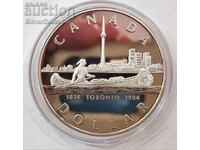 Argint 1$ 150 ani Toronto 1984 Canada
