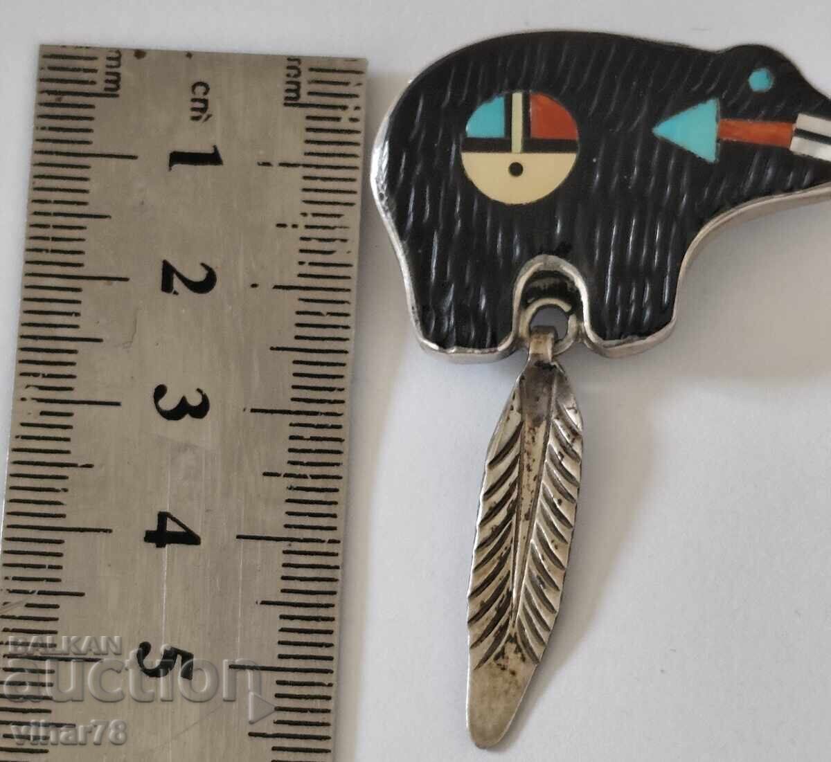 Μοναδικό παλιό κόσμημα καρφίτσα - μενταγιόν αρκούδα - 5 Μοναδικό παλιό κόσμημα καρφίτσα - μενταγιόν αρκούδα - 5