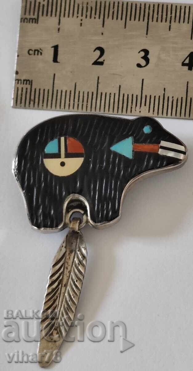 Μοναδικό παλιό κόσμημα καρφίτσα - μενταγιόν αρκούδα - 6 Μοναδικό παλιό κόσμημα καρφίτσα - μενταγιόν αρκούδα - 6