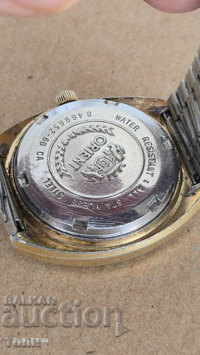 Delivery of ORIENT AUTOMATIC JAPAN GOLD-PLATED RARE WORKS WITHOUT WARRANTY