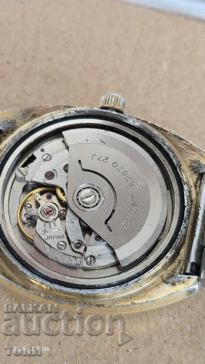 ORIENT AUTOMATIC JAPAN GOLD-PLATED RARE WORKS WITHOUT WARRANTY - 6