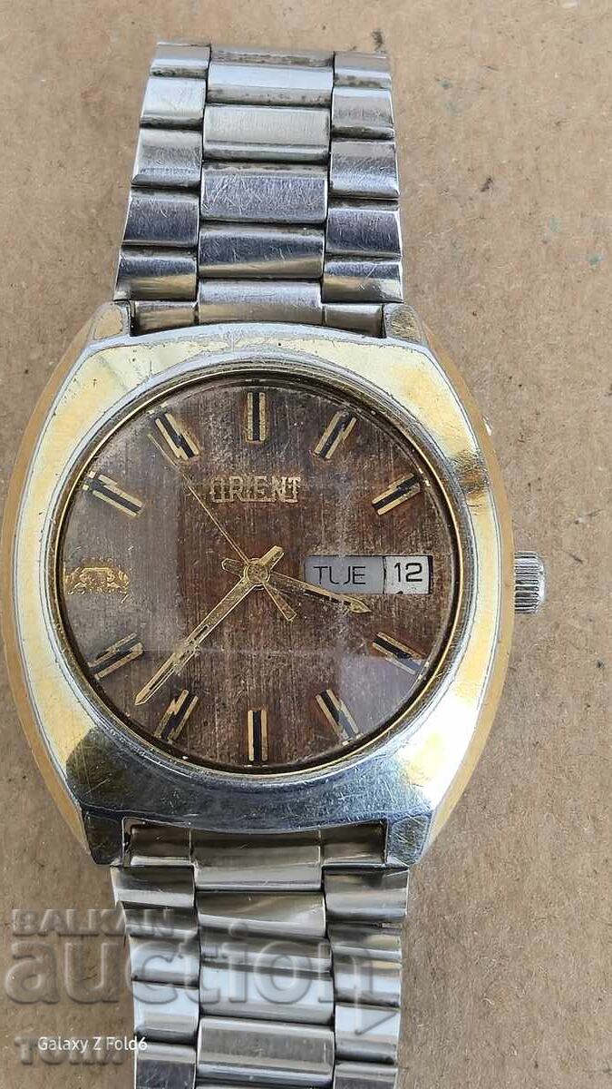 ORIENT AUTOMATIC JAPAN GOLD-PLATED RARE WORKS WITHOUT WARRANTY