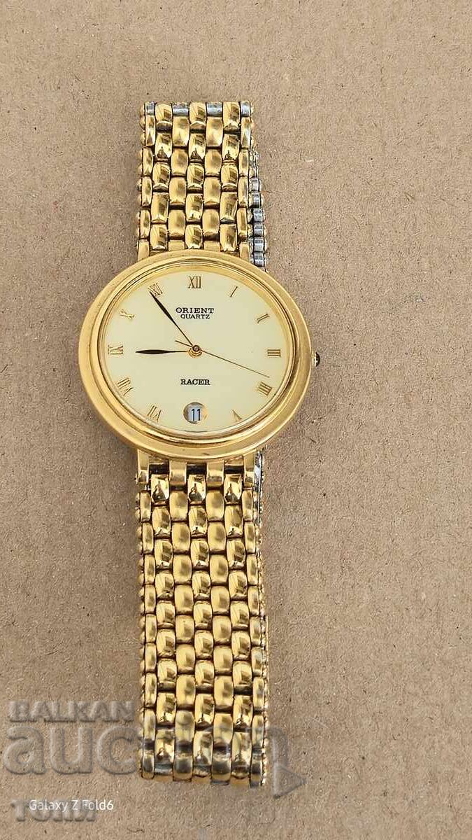 Auction  RARE GOLD-PLATED ORIENT QUARTZ JAPAN WORKS WITHOUT WARRANTY BZC