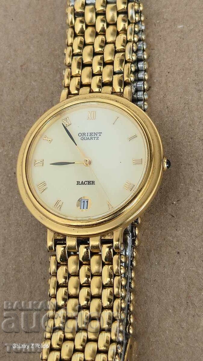Delivery of RARE GOLD-PLATED ORIENT QUARTZ JAPAN WORKS WITHOUT WARRANTY BZC