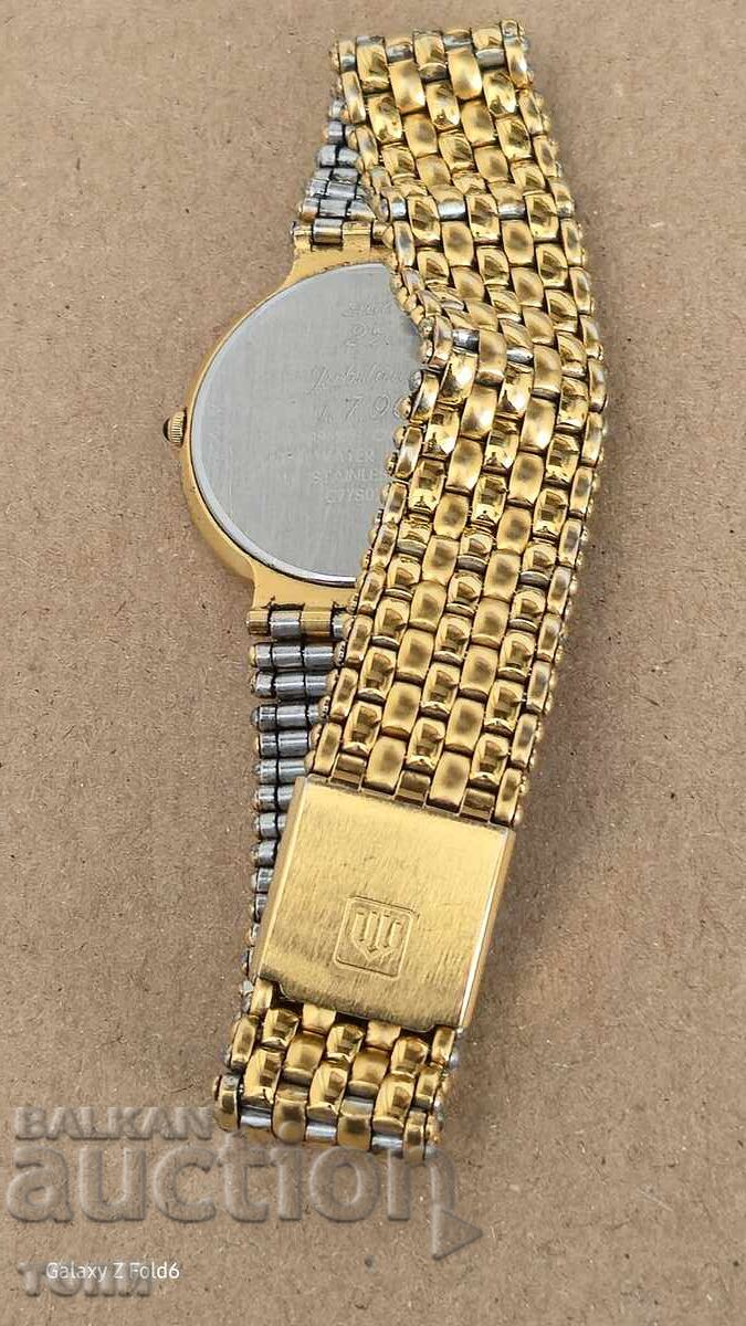 RARE GOLD-PLATED ORIENT QUARTZ JAPAN WORKS WITHOUT WARRANTY BZC - 5