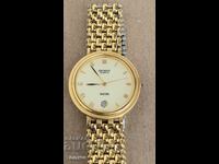 RARE GOLD-PLATED ORIENT QUARTZ JAPAN WORKS WITHOUT WARRANTY BZC