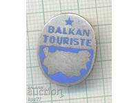 Rare sign BALKANTURIST enamel