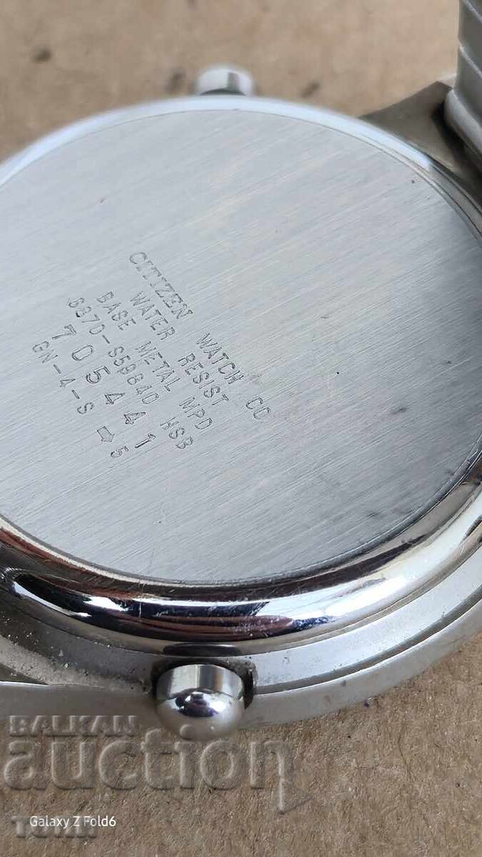 CITIZEN CHRONOGRAPH QUARTZ JAPAN РЯДЪК НЕ ЗНАМ ДАЛИ РАБОТИ - 6