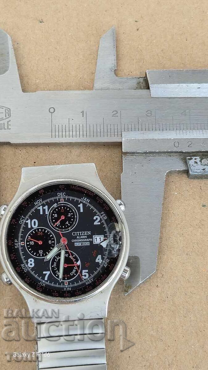 CITIZEN CHRONOGRAPH QUARTZ JAPAN РЯДЪК НЕ ЗНАМ ДАЛИ РАБОТИ - 7