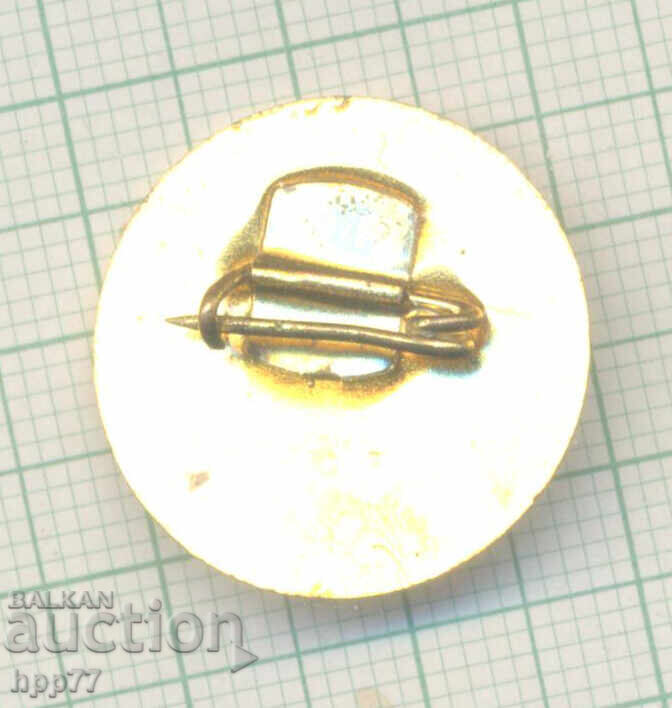 Σπάνιο σήμα 40 χρόνια Στακλάρσκα Προμισλένοστ στο Σλίβεν σμάλτο με τιμή 3.00 BGN | € 1.53