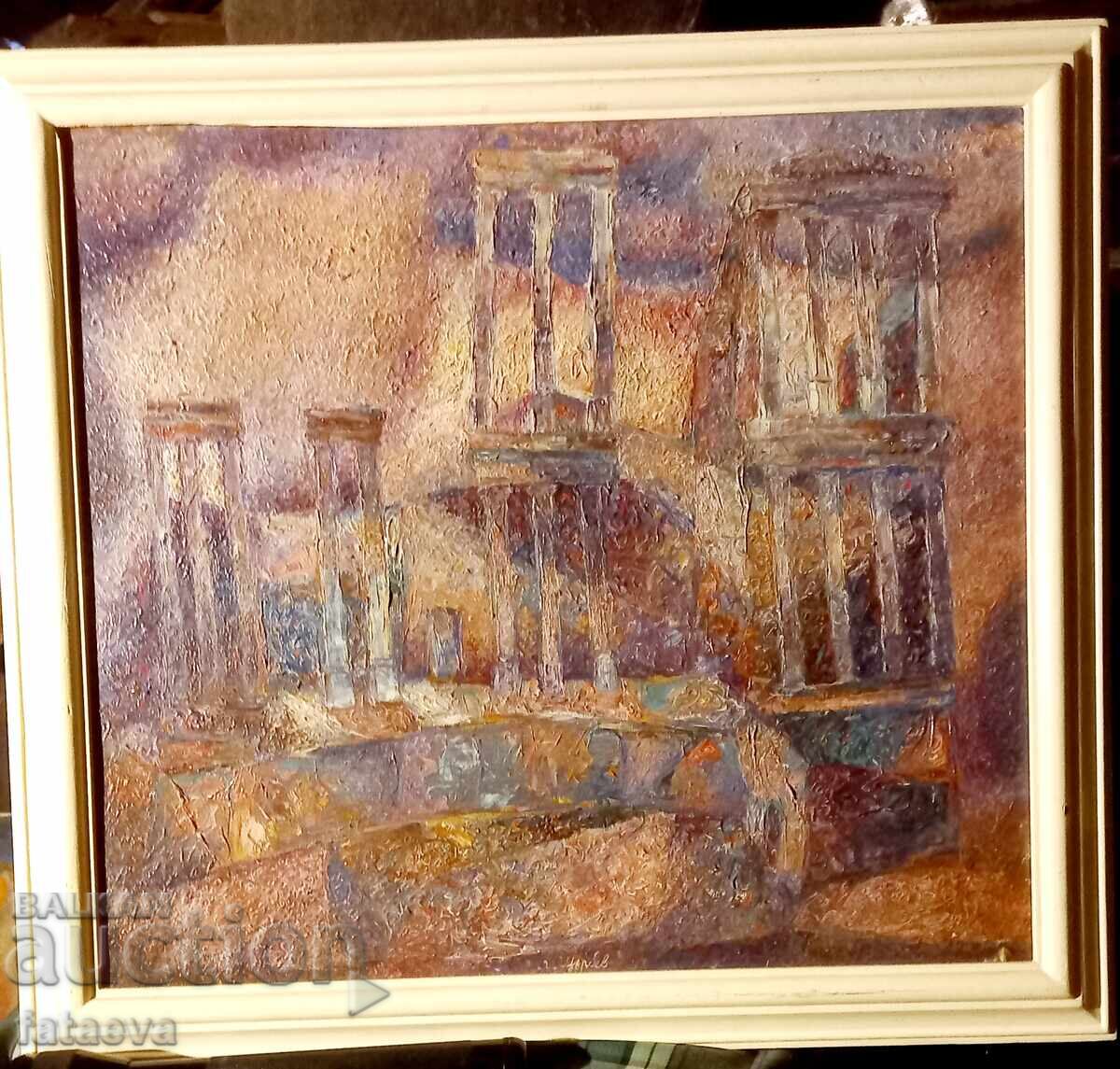 Georgi Shtarbev, Atichnia Theater, oil EARLY WORK