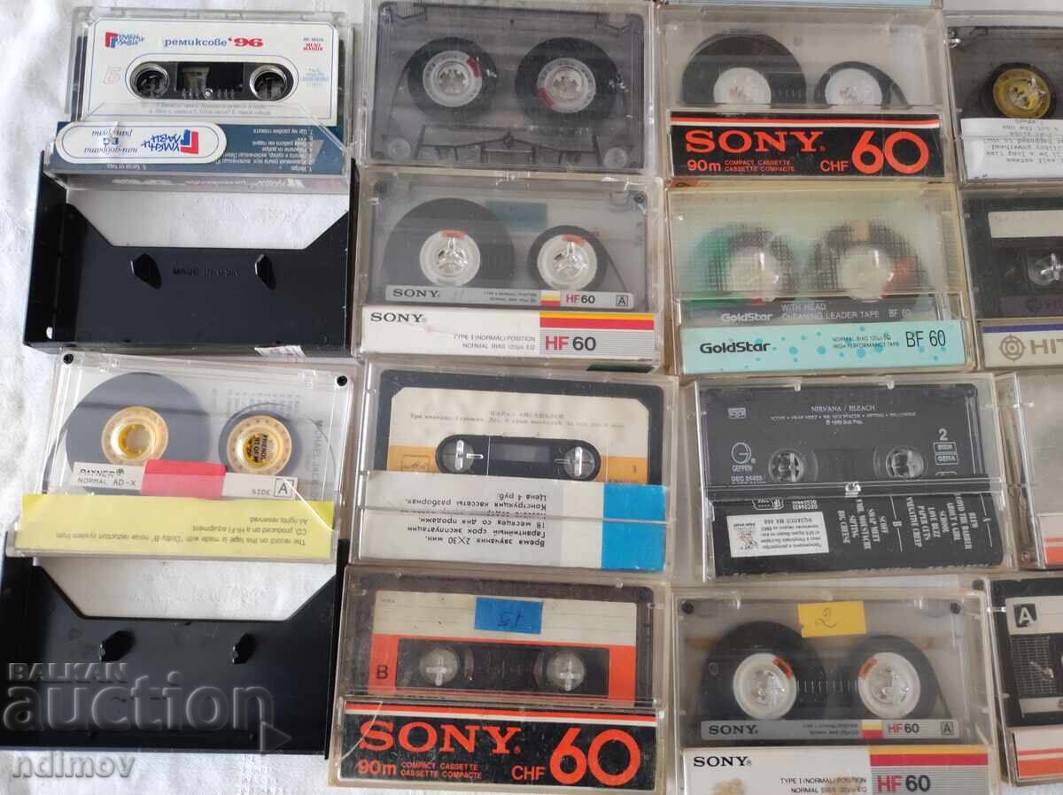 Auction  !!! LOT OF CASSETTES FOR CASSETTE PLAYER BZC!!!