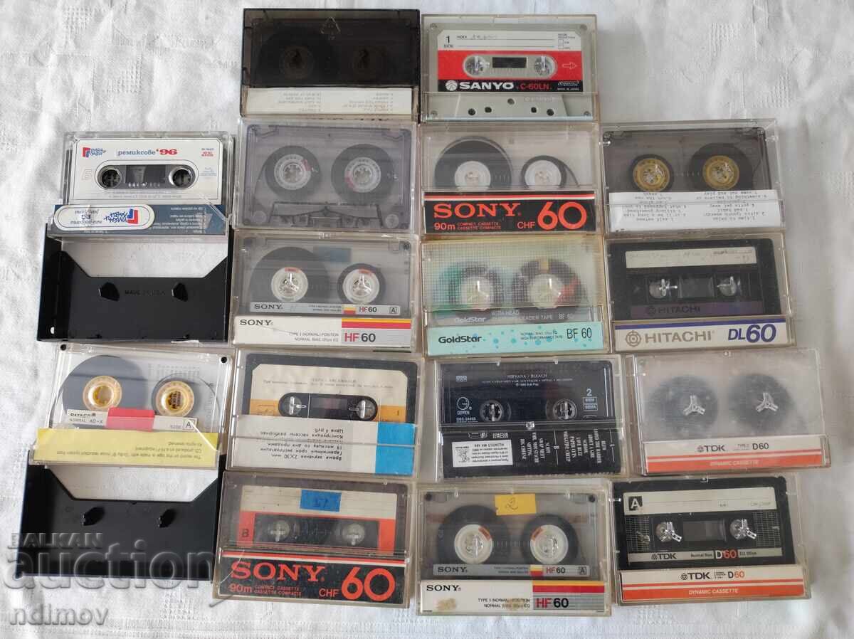 !!! LOT OF CASSETTES FOR CASSETTE PLAYER BZC!!!