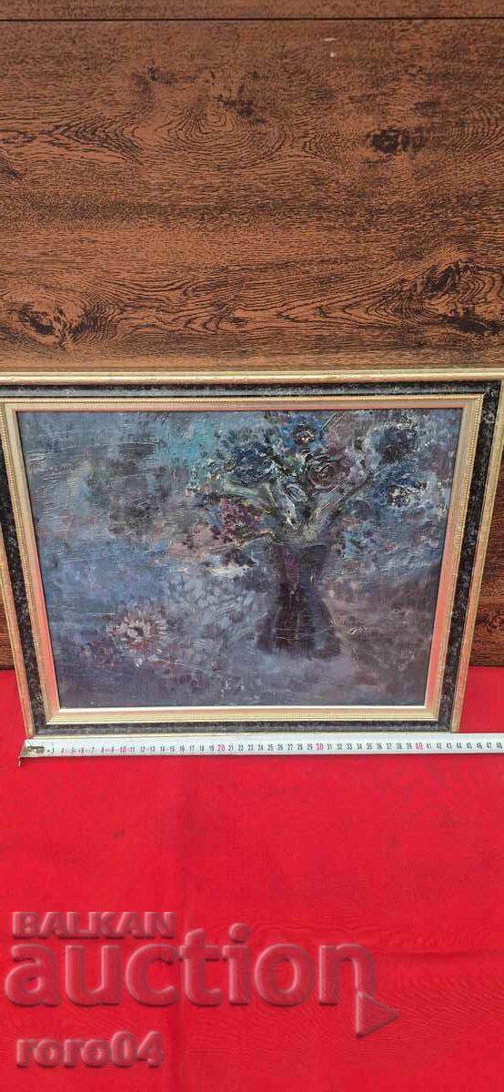 Licitație ZLATKA DĂBOVA (1927 - 1997) NATURĂ MOARTĂ ÎN ALBASTRU Licitație ZLATKA DĂBOVA (1927 - 1997) NATURĂ MOARTĂ ÎN ALBASTRU