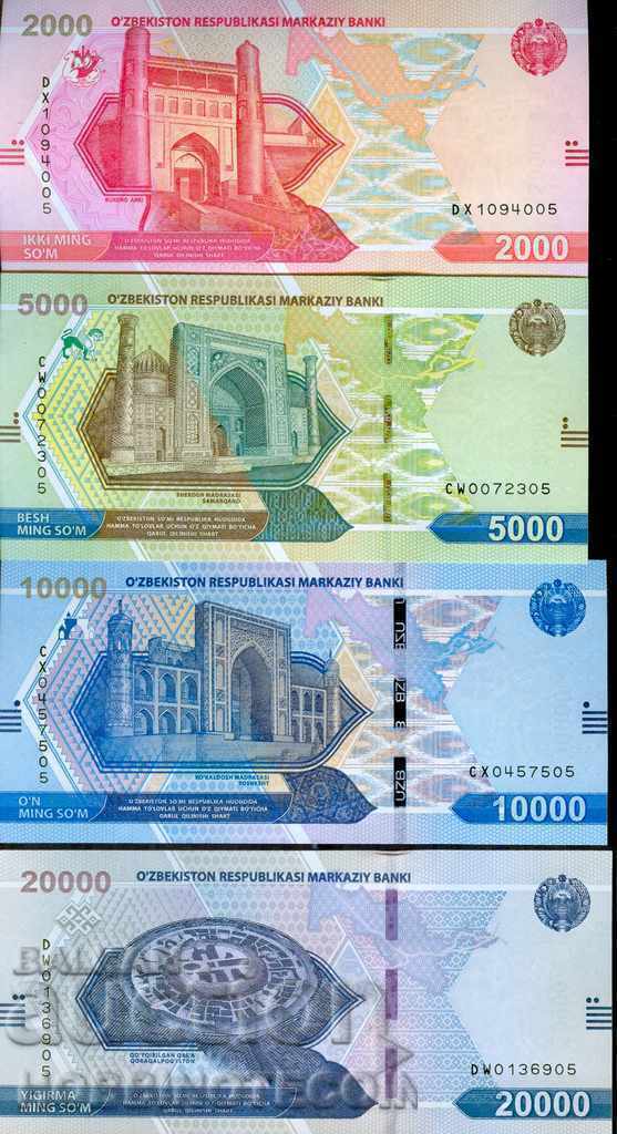 UZBEKISTAN OZBEKISTAN 2000 5000 10000 20000 Sum 2021 UNC