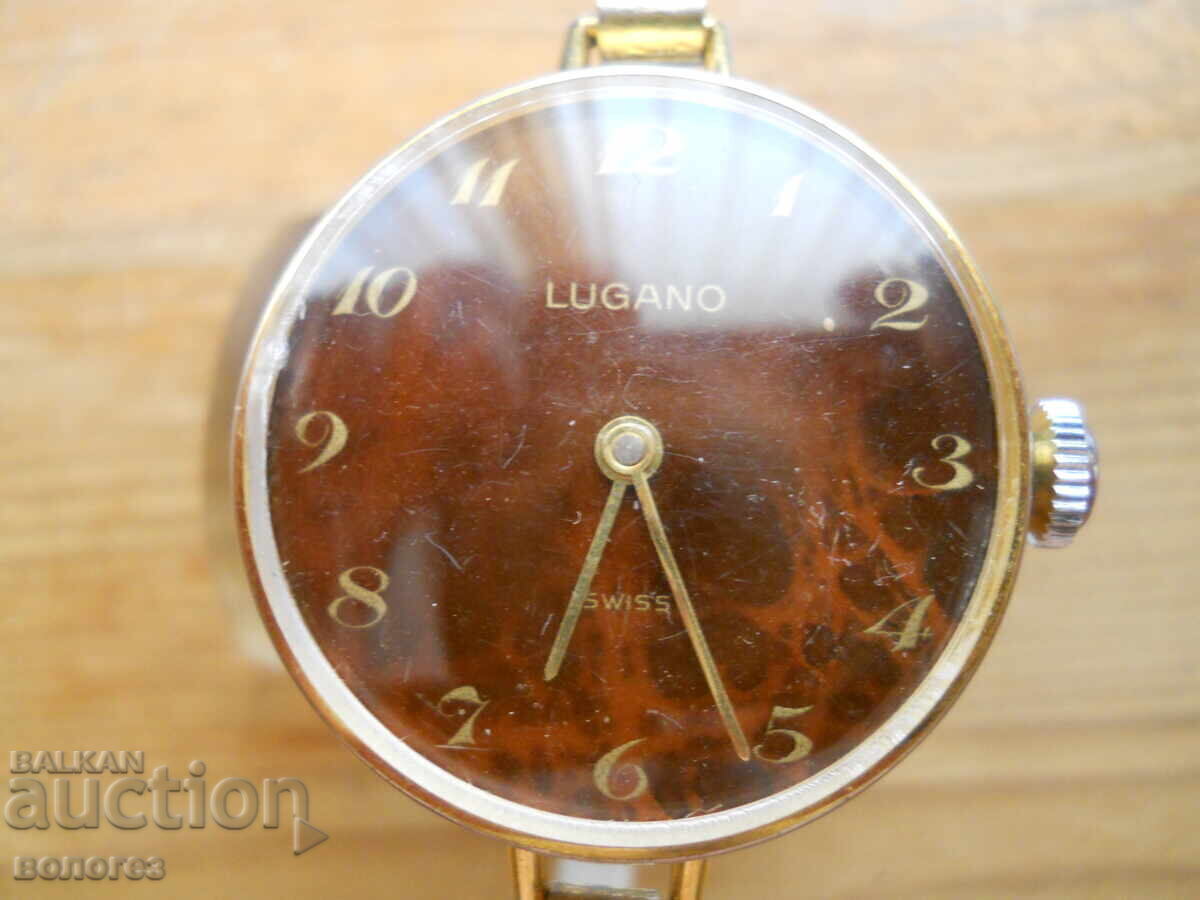 Дамски часовник-гривна "Lugano" - Швейцария Дамски часовник-гривна "Lugano" - Швейцария