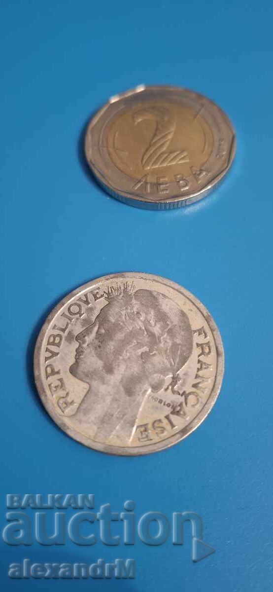 2 φράγκα 1941 Γαλλία Τέταρτη Δημοκρατία με τιμή € 0.51 | 1.00 BGN