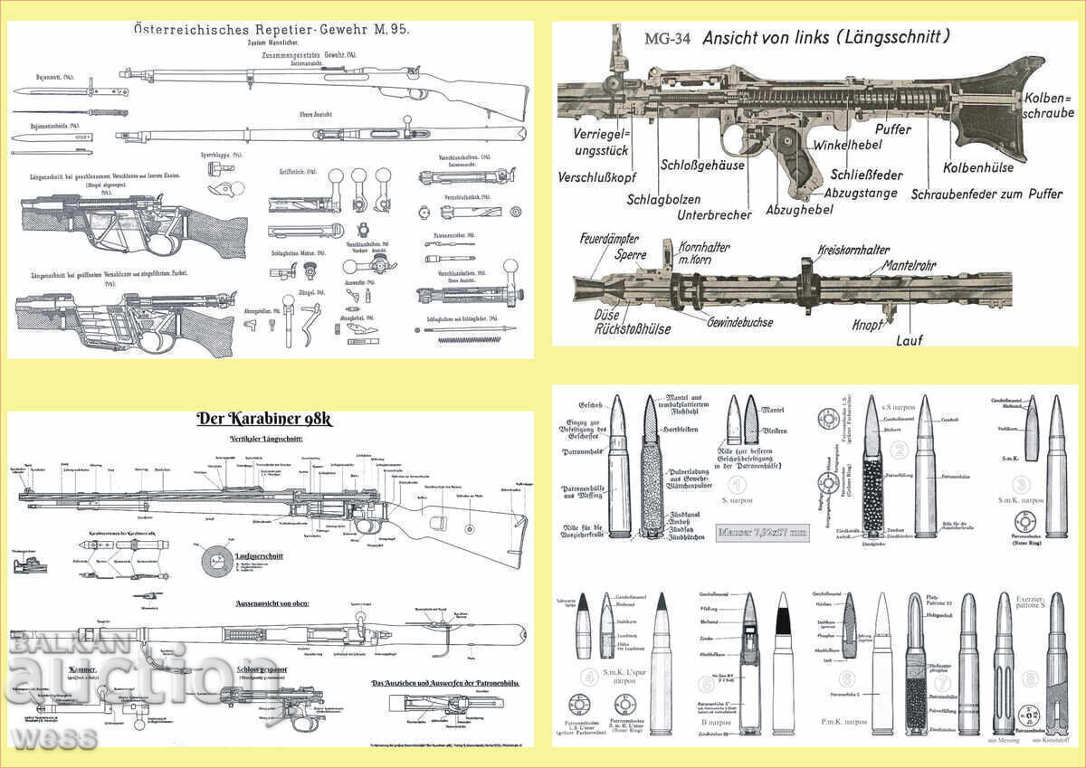 Cărți de instrucție pentru MG-34, Mauser 98 și Mannlicher 95 - 7