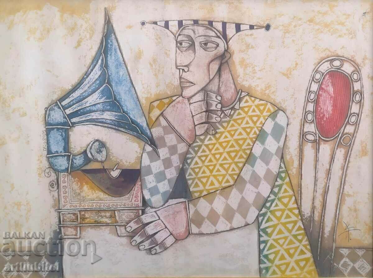 Кръстю Тодоров-Кеца /1959-2022г./ - картина - 69х85 см. с цена € 1898.98 | 3714.08 лв.