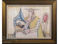 Krystyo Todorov-Ketsa /1959-2022/ - painting - 69x85 cm