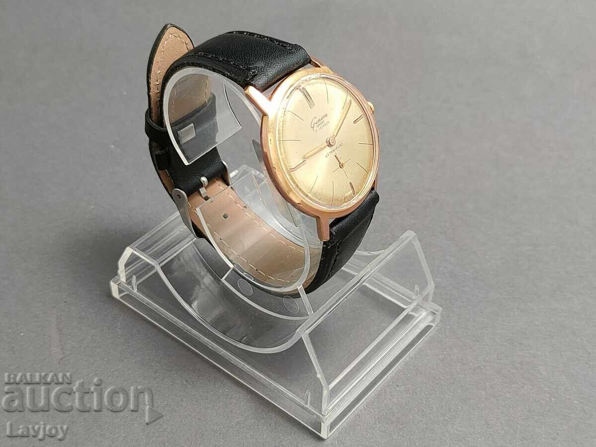 Auction Geneva Sport extra flat Swiss gold-plated Auction Geneva Sport extra flat Swiss gold-plated