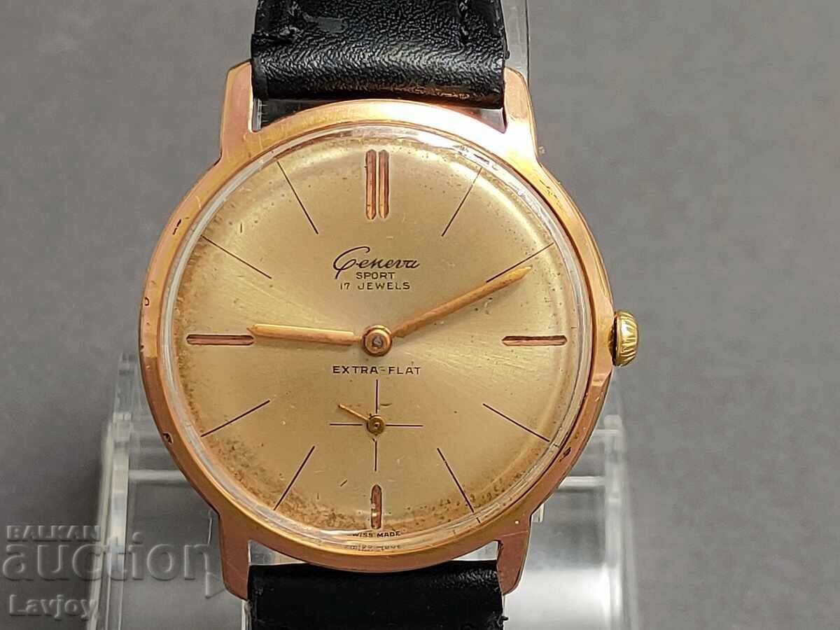 Geneva Sport extra flat Swiss gold-plated Geneva Sport extra flat Swiss gold-plated