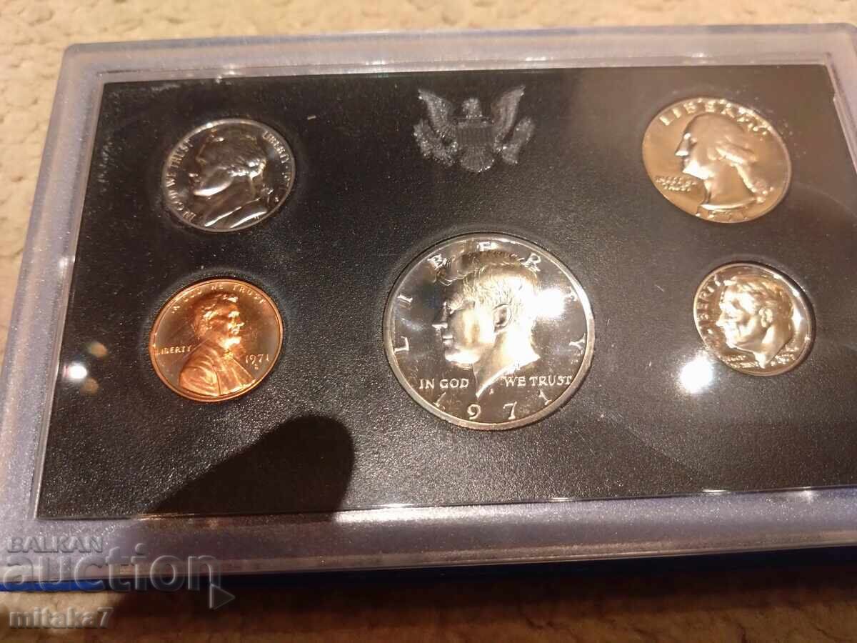 Set of coins 1971, USA with price 36.00 BGN | € 18.41 Set of coins 1971, USA with price 36.00 BGN | € 18.41