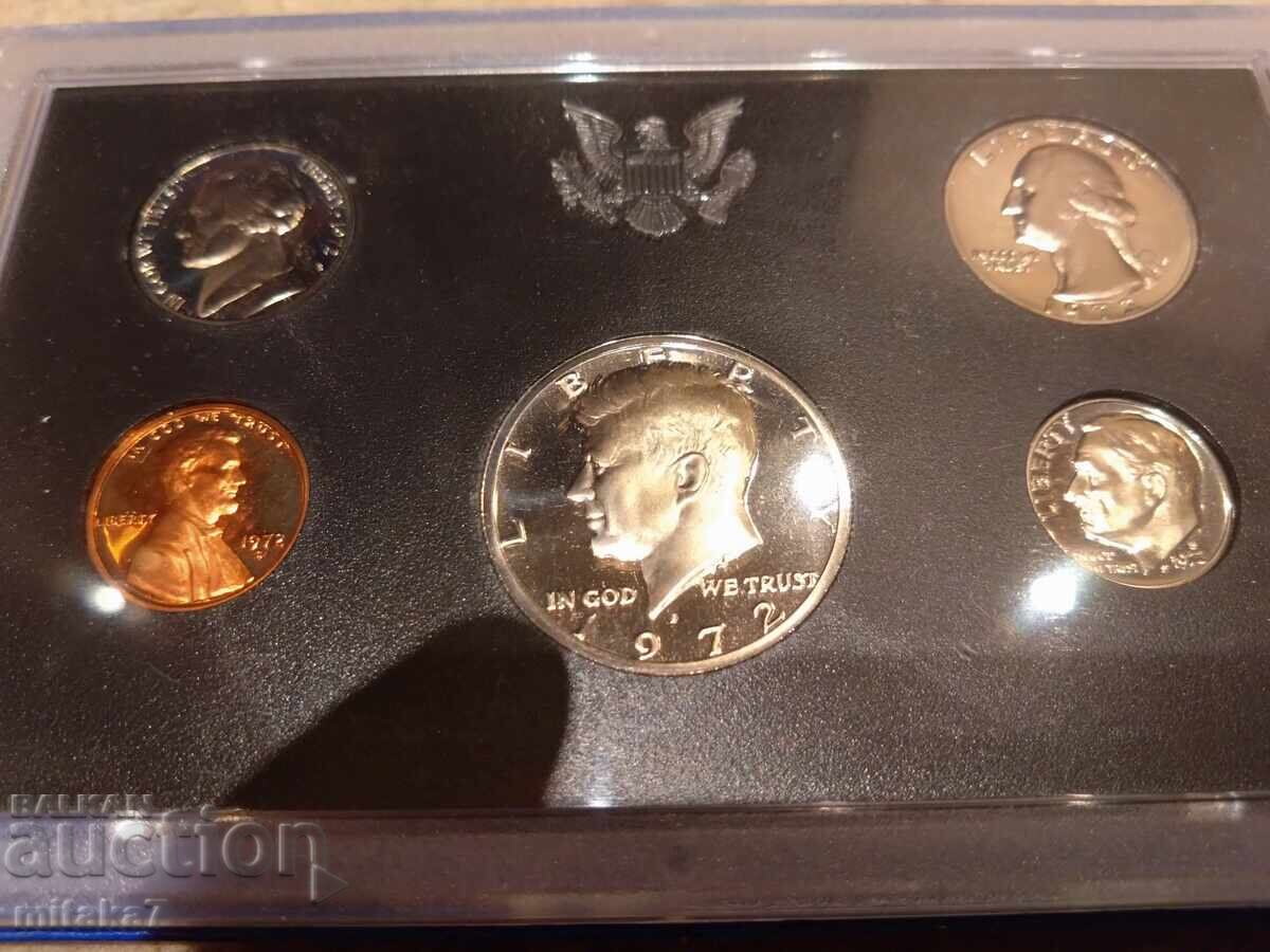 Set de monede din 1972, SUA cu preț 36.00 BGN | € 18.41 Set de monede din 1972, SUA cu preț 36.00 BGN | € 18.41