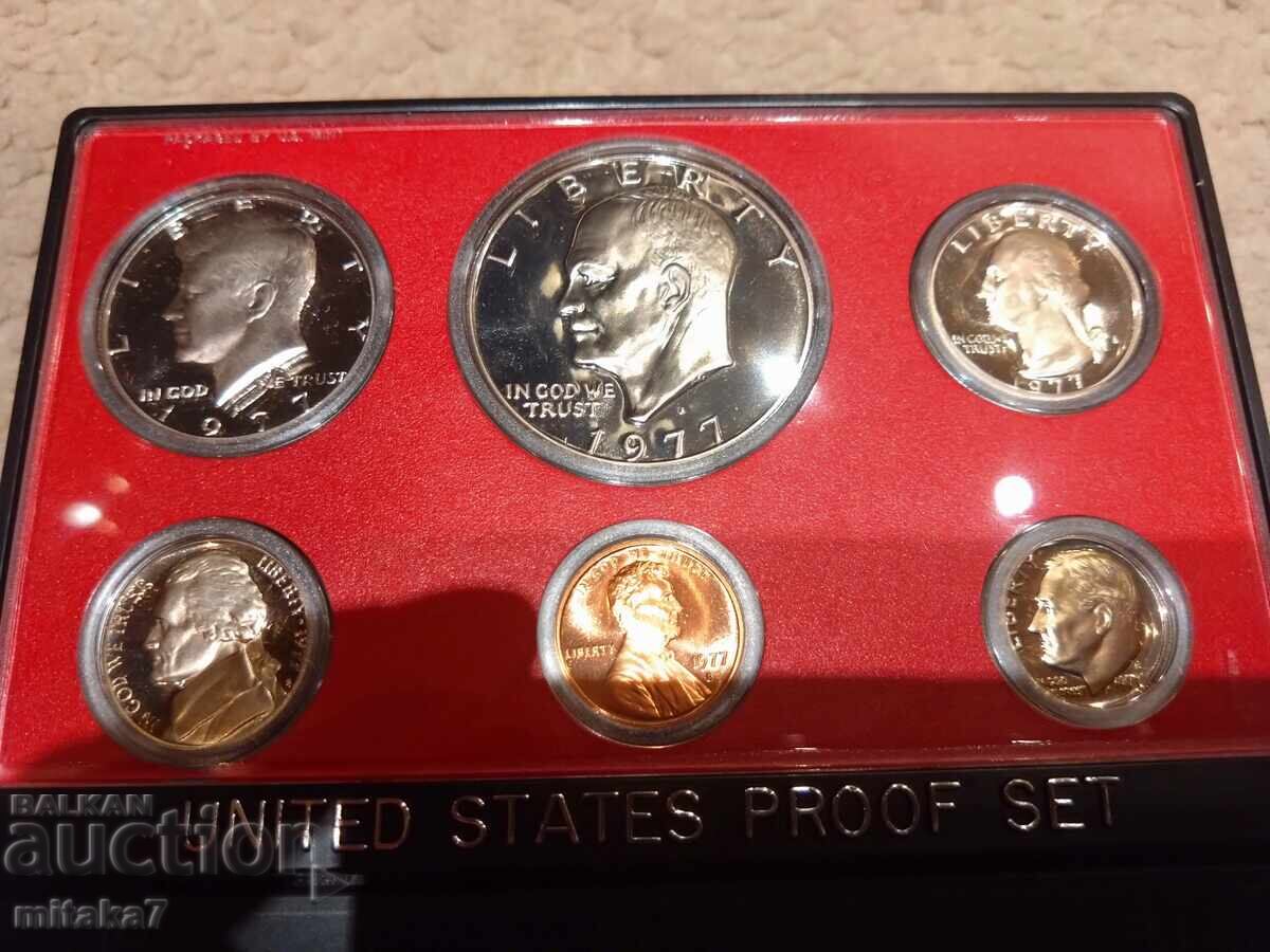 Set of coins from 1977, USA with price 46.00 BGN | € 23.52 Set of coins from 1977, USA with price 46.00 BGN | € 23.52
