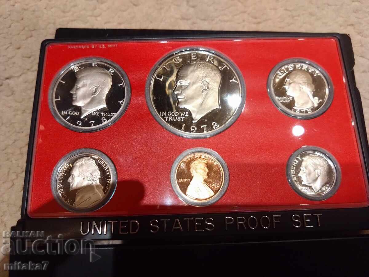 Set of coins 1978, USA with price 46.00 BGN | € 23.52 Set of coins 1978, USA with price 46.00 BGN | € 23.52