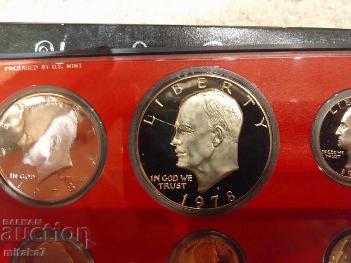 Auction Set of coins 1978, USA Auction Set of coins 1978, USA