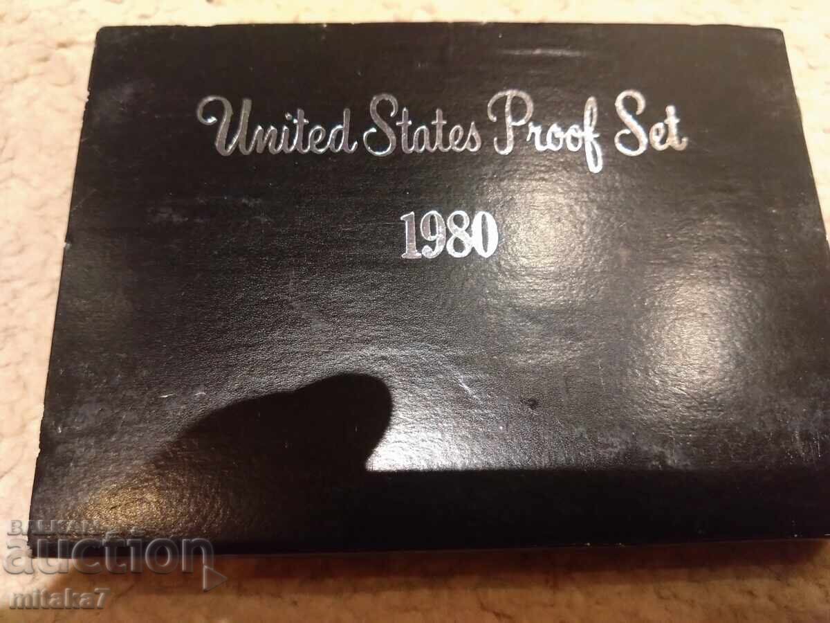 Сет монети 1980 година, САЩ Сет монети 1980 година, САЩ