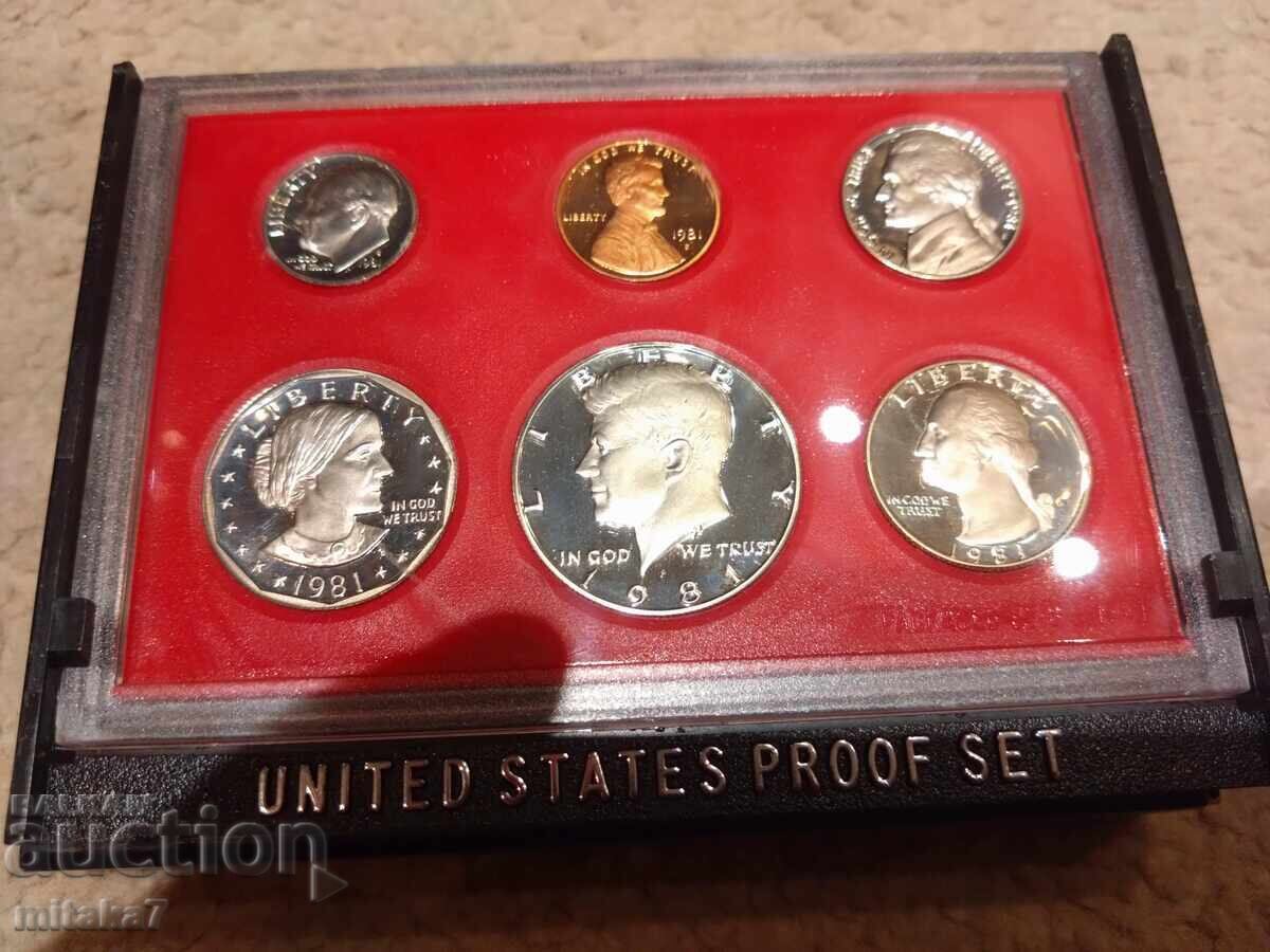 Set of coins 1981, USA with price € 22.00 | 43.03 BGN Set of coins 1981, USA with price € 22.00 | 43.03 BGN
