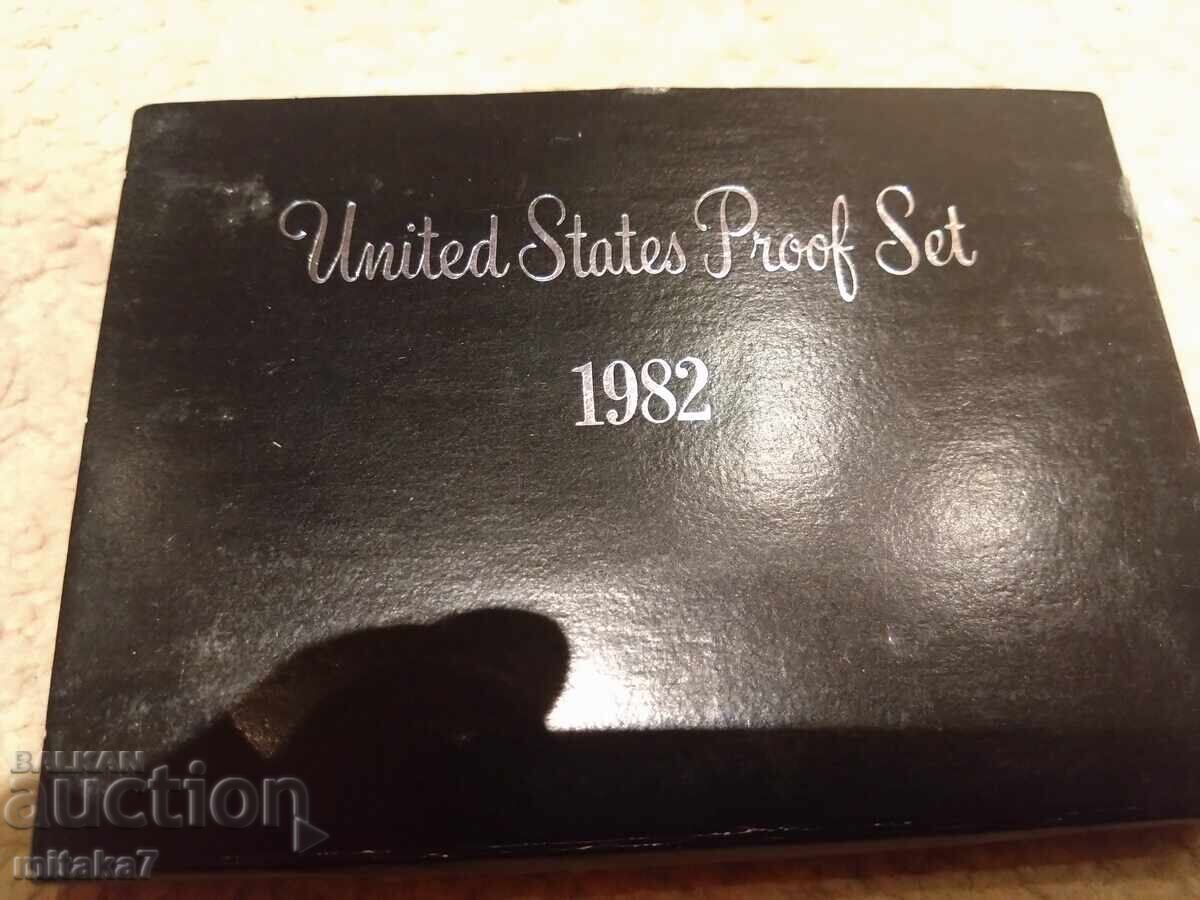Set of coins 1982, USA Set of coins 1982, USA