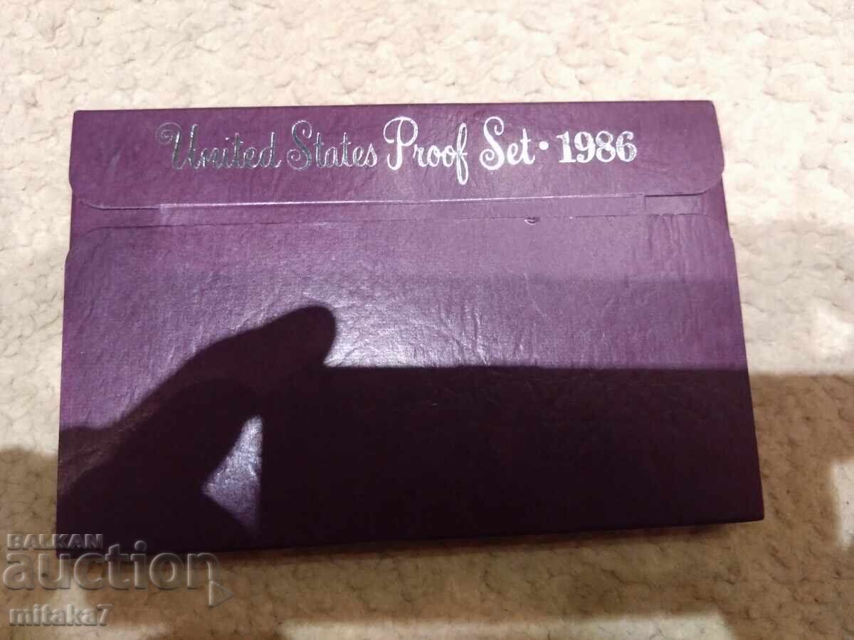 Set of 1986 coins, USA Set of 1986 coins, USA