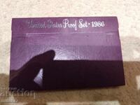 Set of 1986 coins, USA