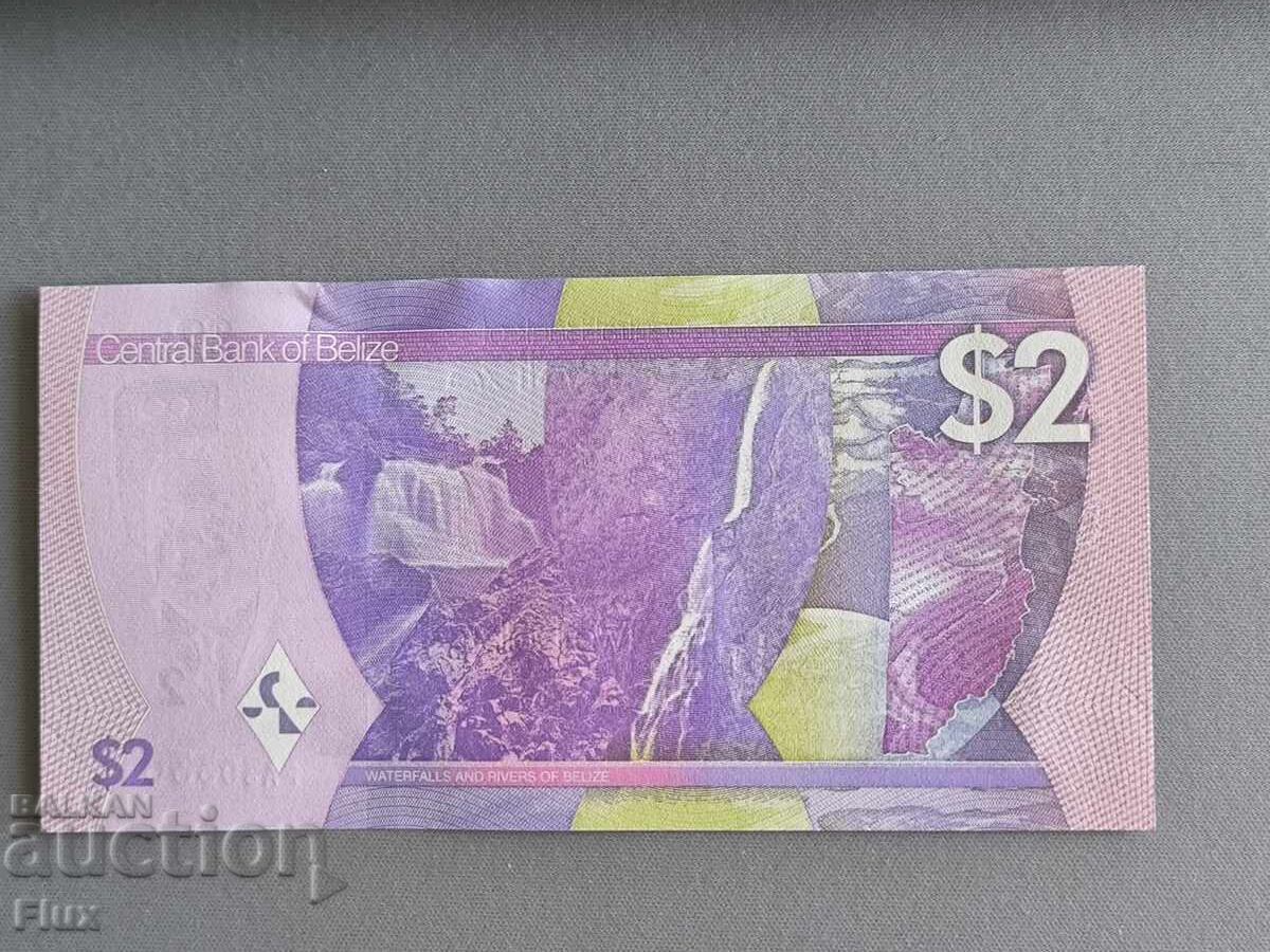 Τραπεζογραμμάτιο - Μπελίζ - 2 δολάρια UNC | 2025 με τιμή € 4.50 | 8.80 BGN