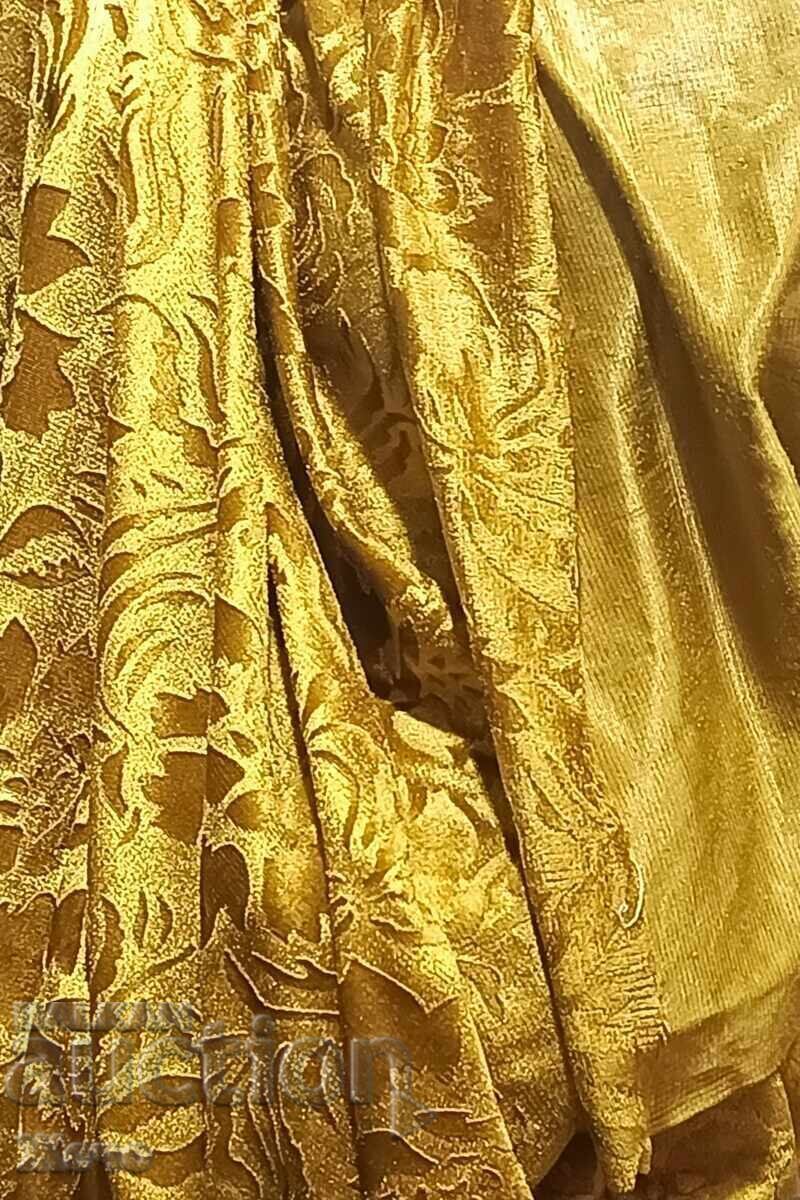 Auction  Antique Brass Cornice 1930-40s AND Curtain