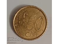 Νόμισμα 50 λεπτών ευρώ 2000 Ισπανίας