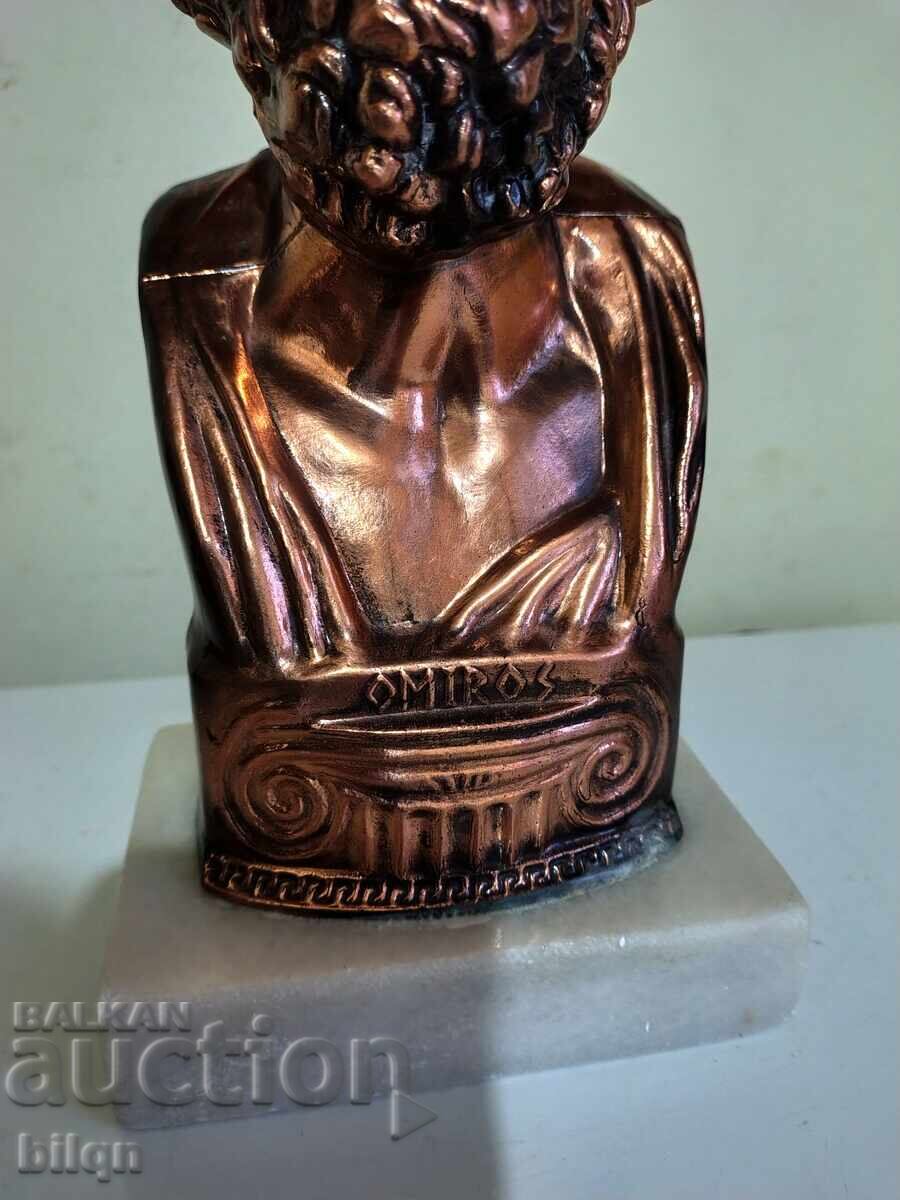 Livrarea Bust bronz superb al lui Homer Livrarea Bust bronz superb al lui Homer