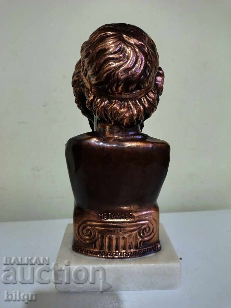 Bust bronz superb al lui Homer - 6 Bust bronz superb al lui Homer - 6