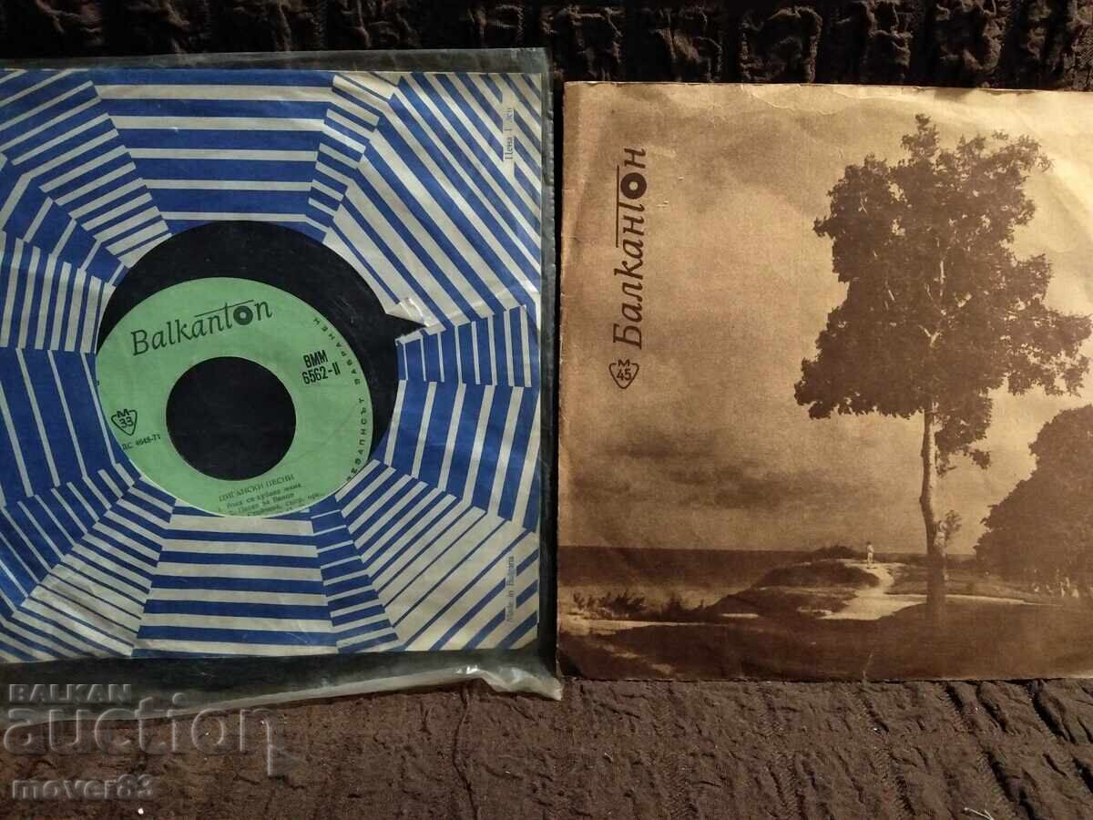 Πλάκες. Τσιγγάνικα τραγούδια. 2 τεμάχια Πλάκες. Τσιγγάνικα τραγούδια. 2 τεμάχια