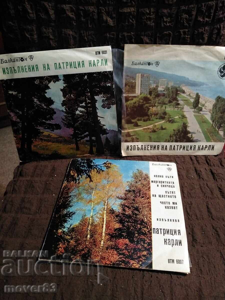 Πλάκες. Πατρίτσια Κάρλι. 3 τεμάχια Πλάκες. Πατρίτσια Κάρλι. 3 τεμάχια