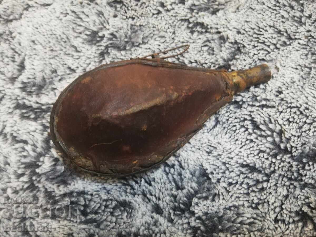 Licitație Veche autentică barutniță, curea pentru cartușe, suport pentru gloanțe, pistol, pușcă