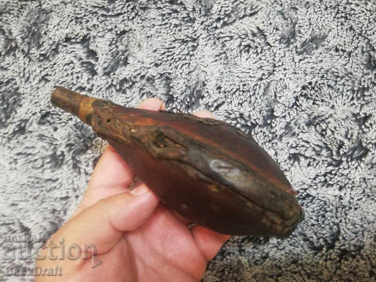 Livrarea Veche autentică barutniță, curea pentru cartușe, suport pentru gloanțe, pistol, pușcă