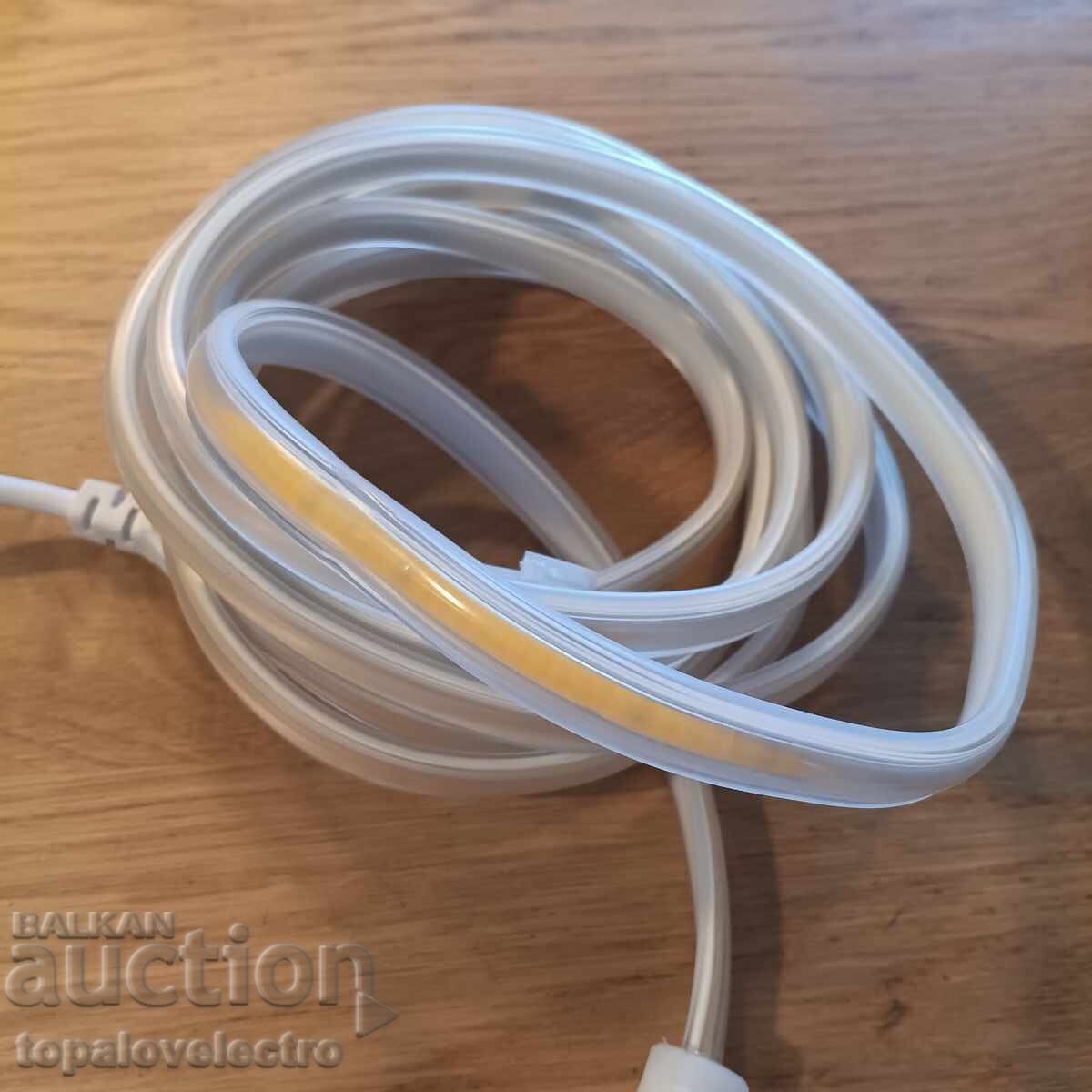 NEW! COB LED strip 3 m, 360 LEDs/m, 220V, IP65 waterproof - 6