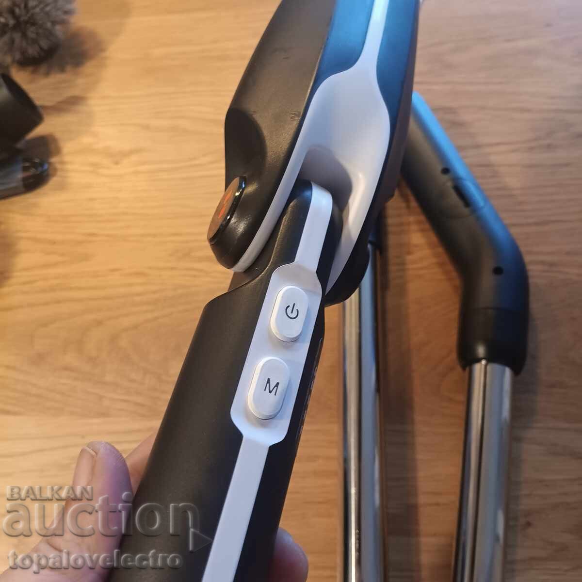 Electric cleaning brush with telescopic handle - with l - 5