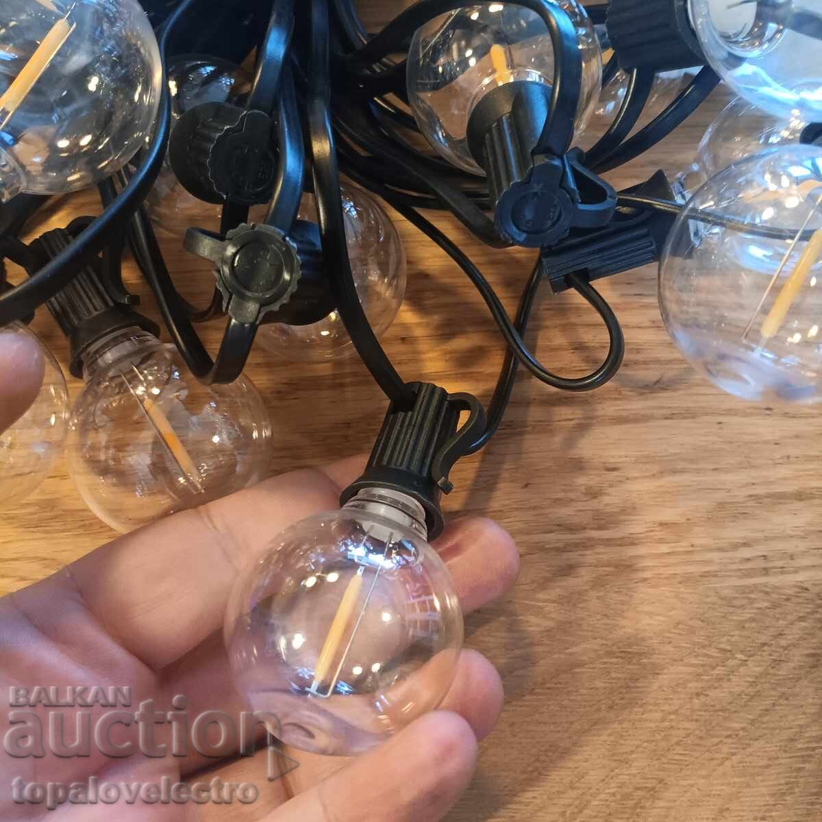 Livrarea NOI! Lumini LED exterioare G40, 46+3 becuri, IP45, pentru grădină